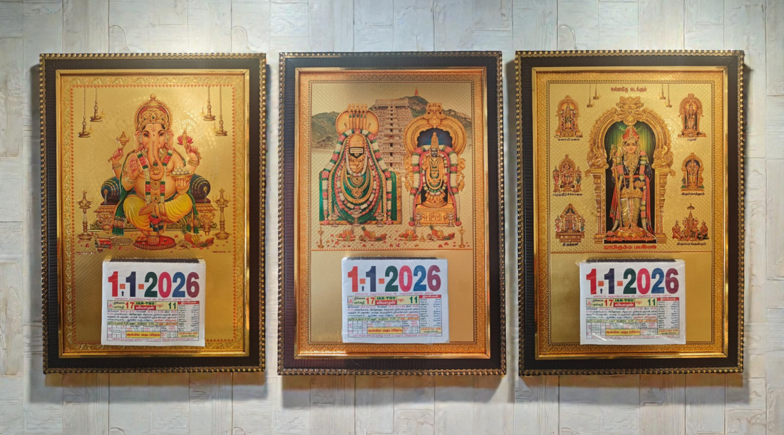 Why We're Obsessed with These Gold Foil God Calendars (And Why You Probably Will Be Too)