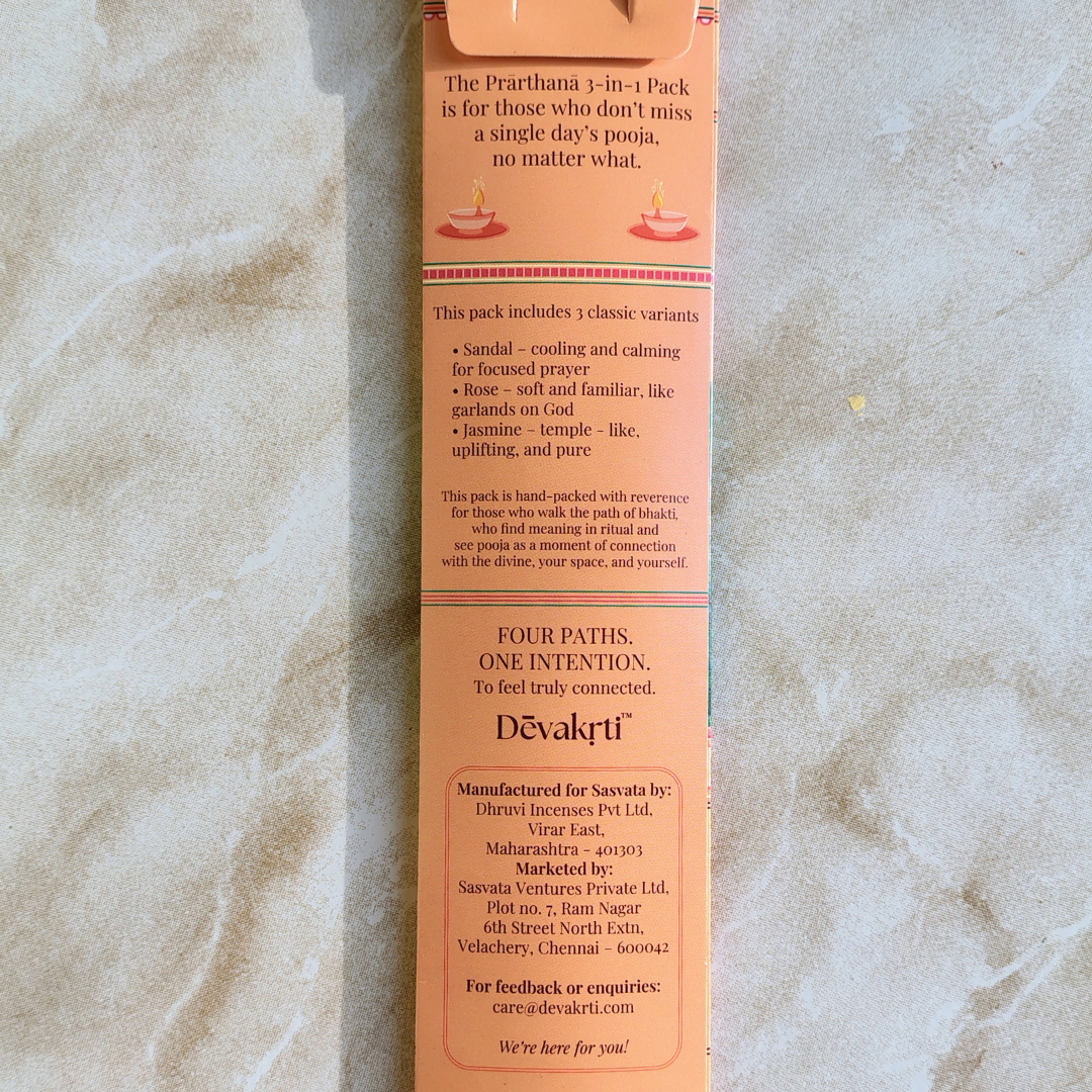 Prarthana Series Incense Sticks (15 Sticks)