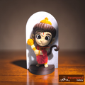 Baby Hanuman (10 cm) | Eco-Friendly 3D Printed Idol for Kids | Magnet & Study Table Decor